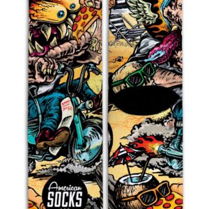 Calcetines American Socks Bike Monster