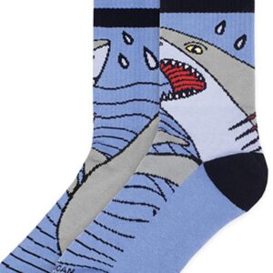 Calcetices American Socks Shark Strike Mid High