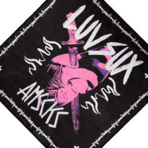 Bandana American Socks Love Sucks