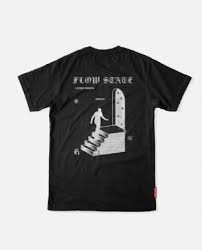 Camiseta Loose Riders Flow State Black – Camiseta streetwear rider